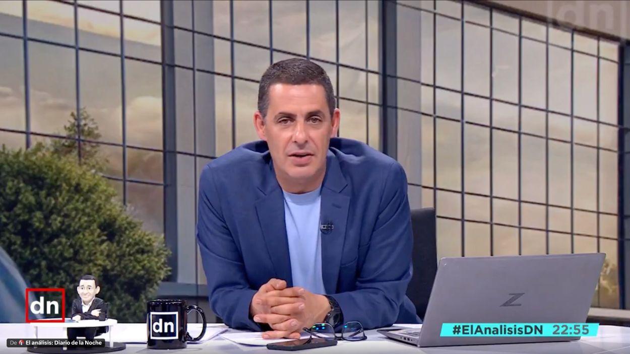 Antonio Naranjo en 'El Análisis: Diario de la noche'. TELEMADRID.