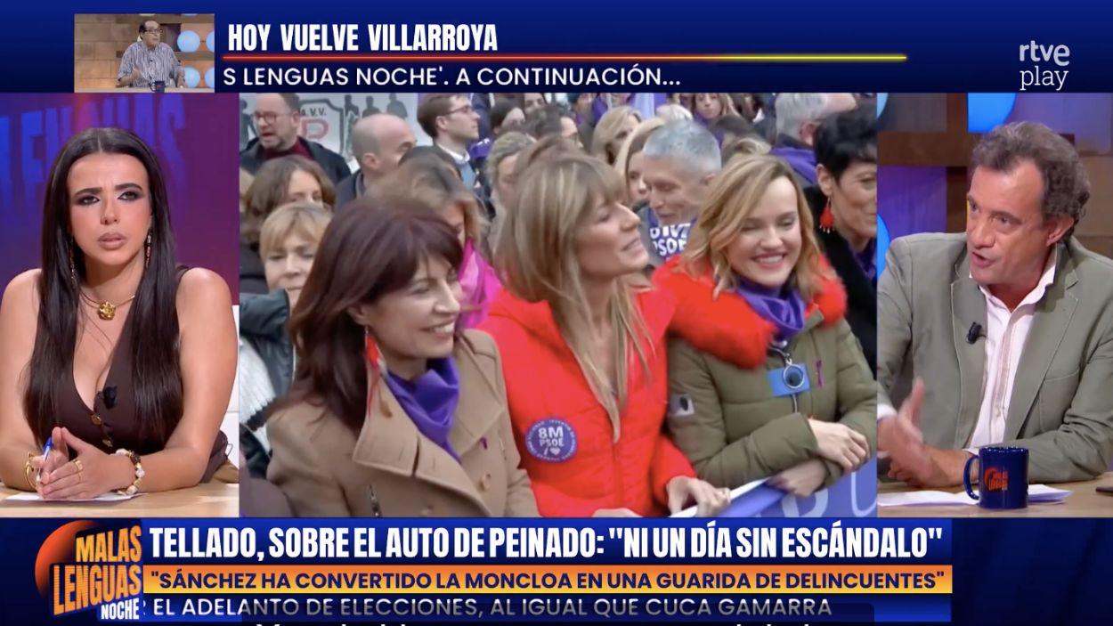  La analista Sarah Santaolalla. Malas Lenguas.
