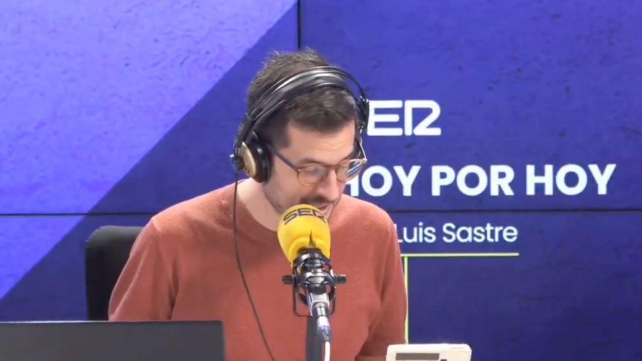 José Luis Sastre en 'Hoy por Hoy'. CADENA SER.