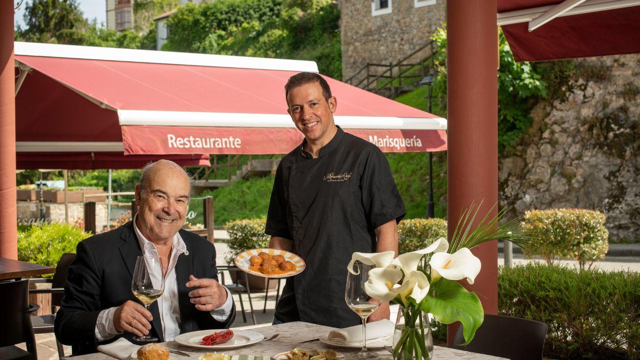 Antonio Resines, en el restaurante Adolfo de Comillas (Cantabria) ©Sofía Moro