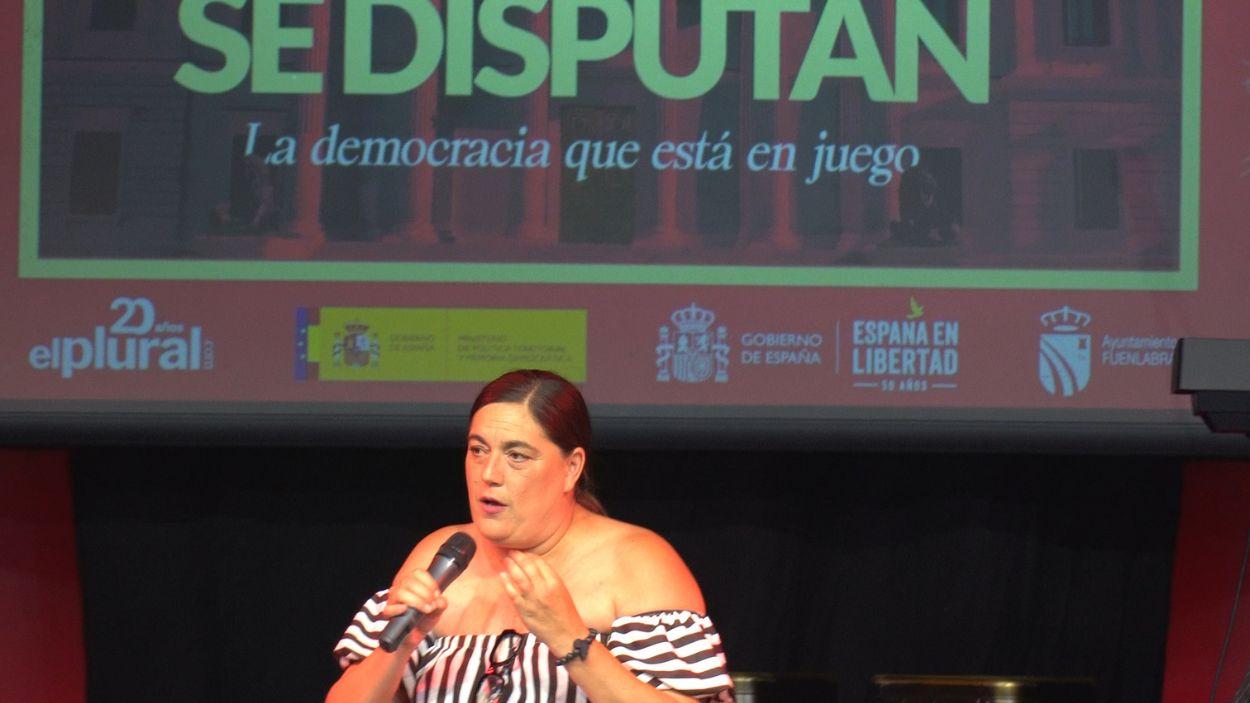 Loreto Ochando interviene para hablar sobre la situación de la Justicia en España