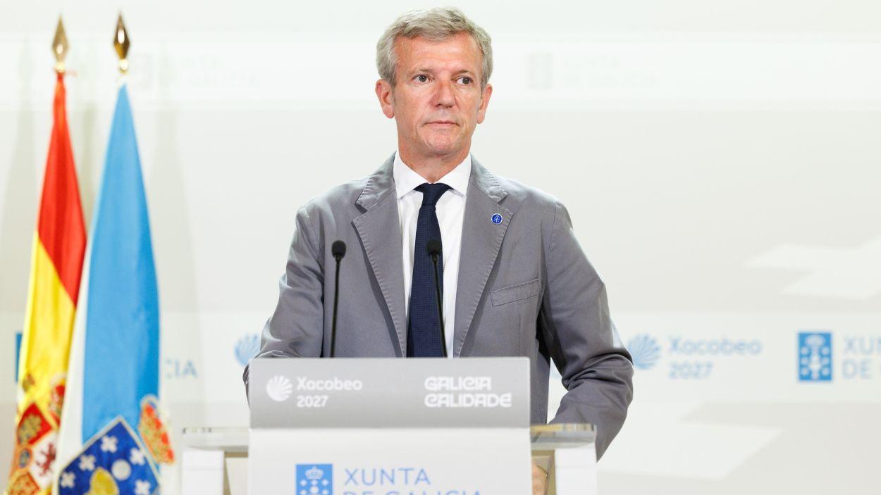 El presidente de la Xunta, Alfonso Rueda. EP.