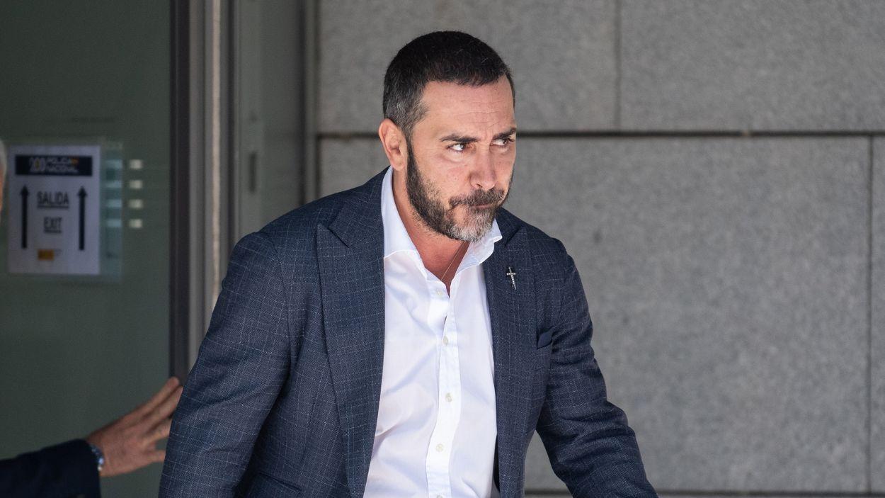 El empresario Víctor de Aldama a su salida de la Audiencia Nacional. Archivo EP