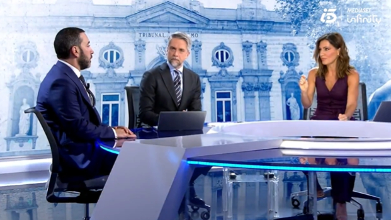 Aldama, Franganillo e Isabel Jiménez. Mediaset