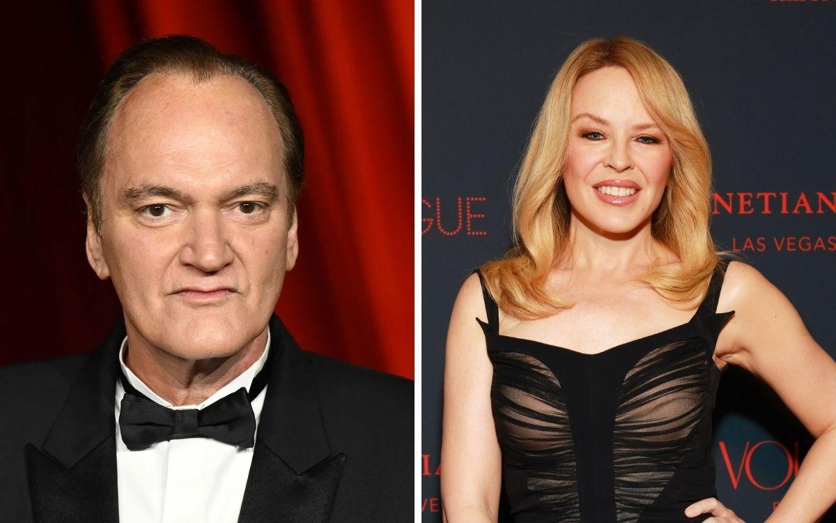Quentin Tarantino y Kylie Minogue.