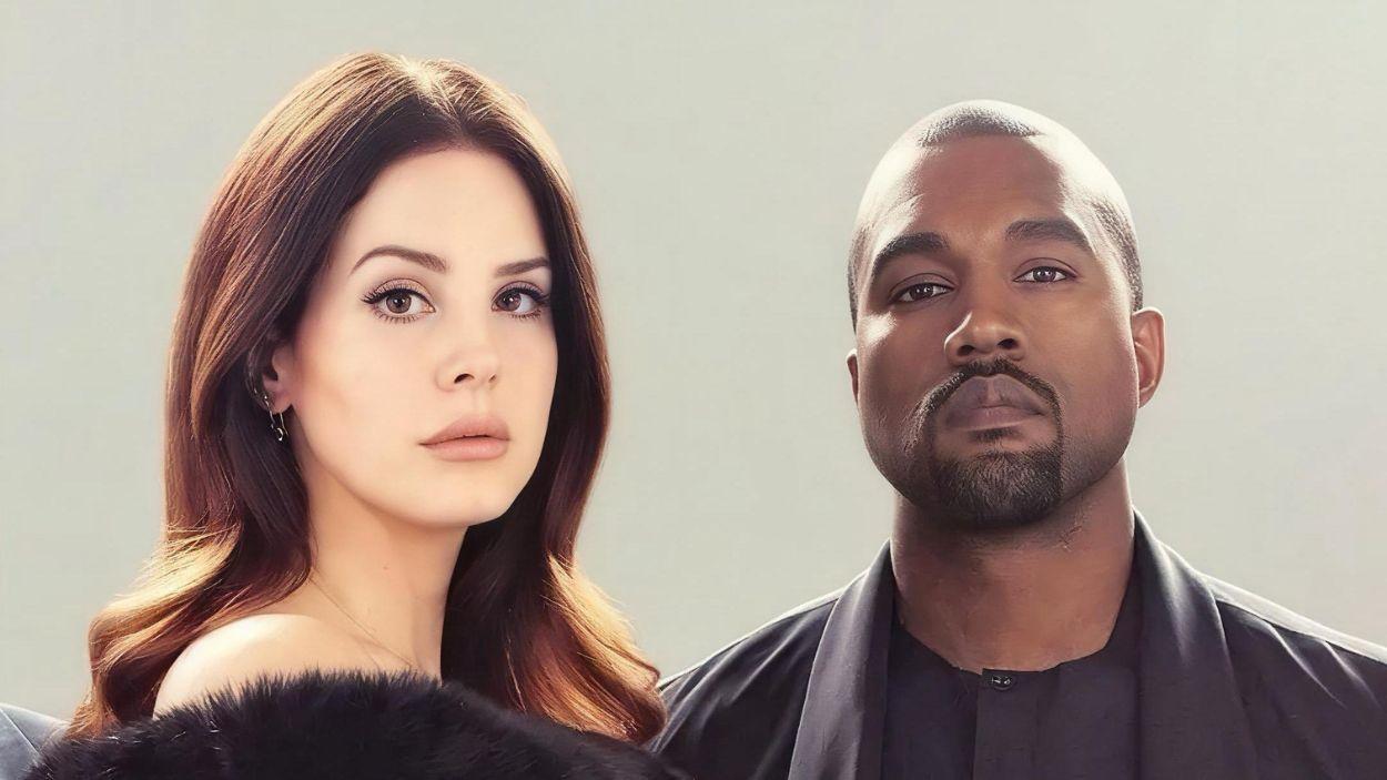 Lana del Rey y Kanye West en 2014.
