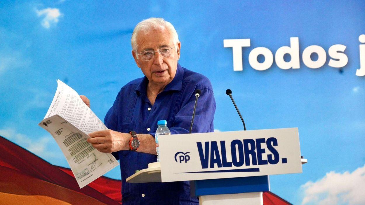 El presidente de Melilla, Juan José Imbroda. EP.