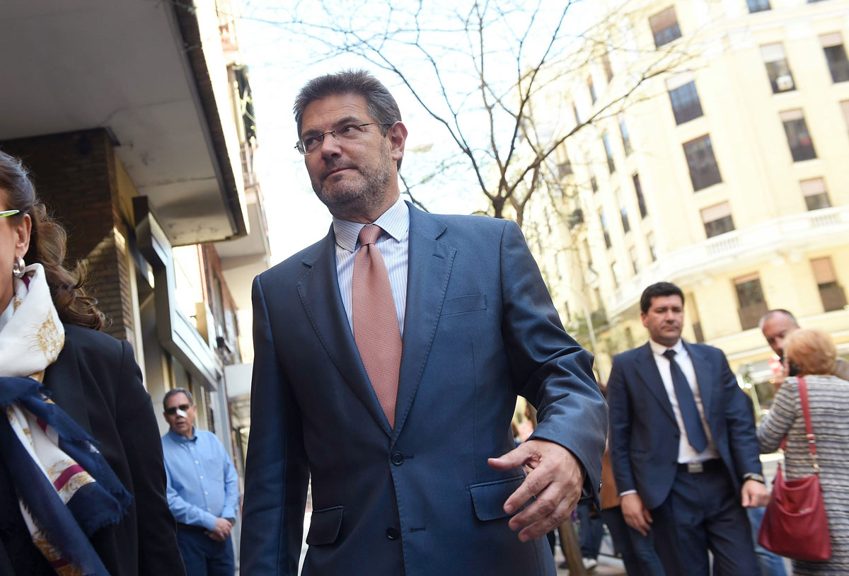 El ministro de Justicia, Rafael Catalá