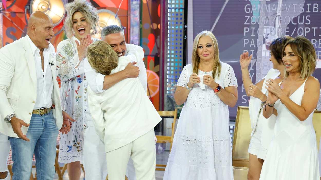 Imagen del último programa de 'Sálvame' en Telecinco