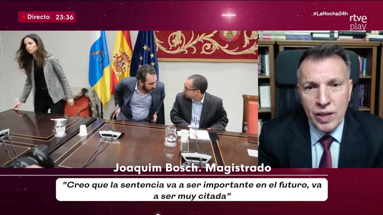 Joaquim Bosch en 'La Noche en 24 Horas'. RTVE.