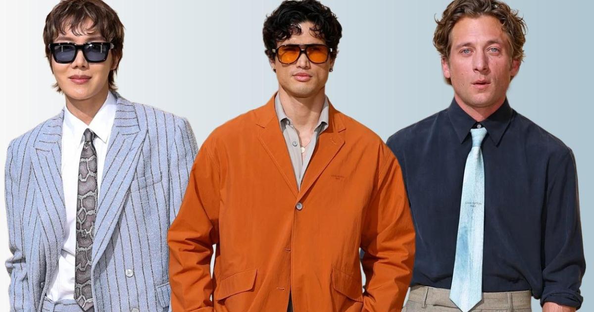 J-Hope, Jeremy Allen White y Charles Melton brillan en el desfile masculino Primavera/Verano 2027 de Louis Vuitton