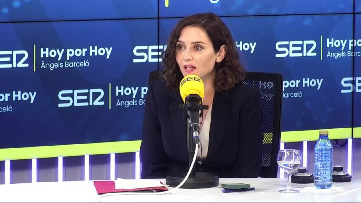 Ayuso en la Cadena Ser. PRISA