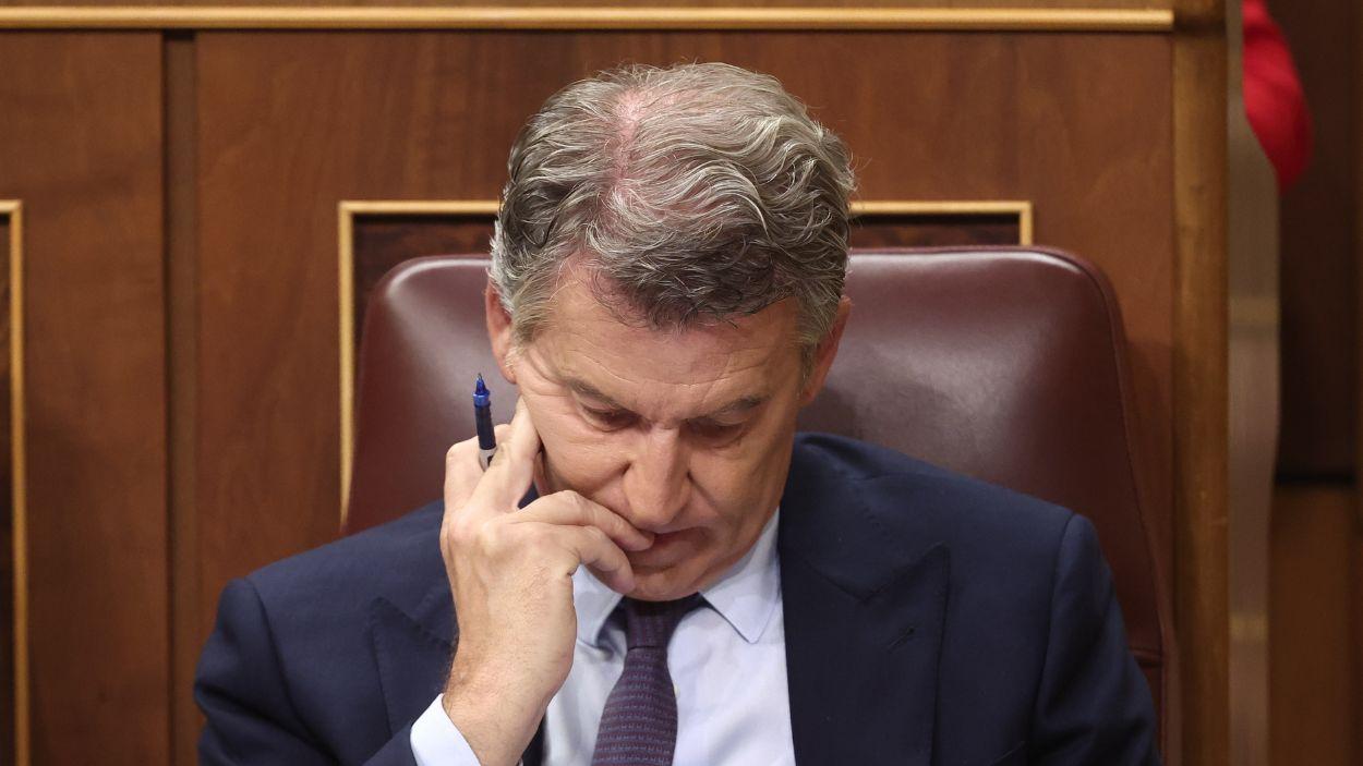 Alberto Núñez Feijóo en el Congreso.