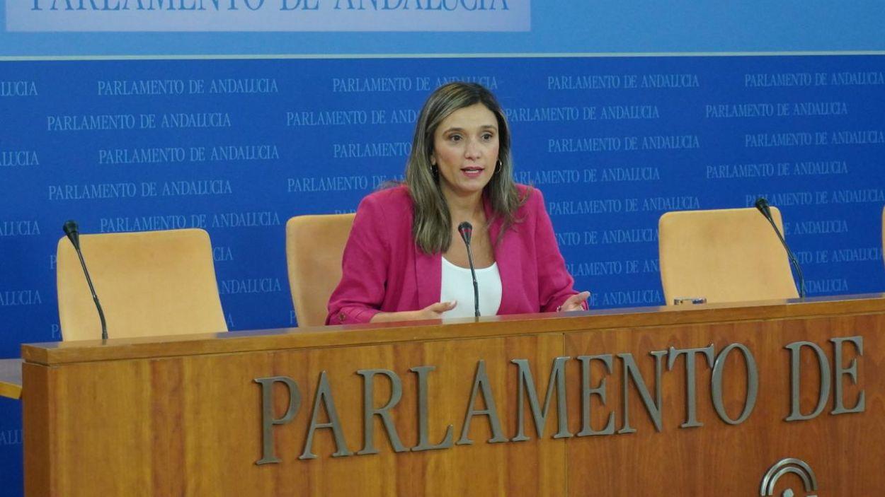 Portavoz adjunta del PSOE-A en el Parlamento, María Márquez
