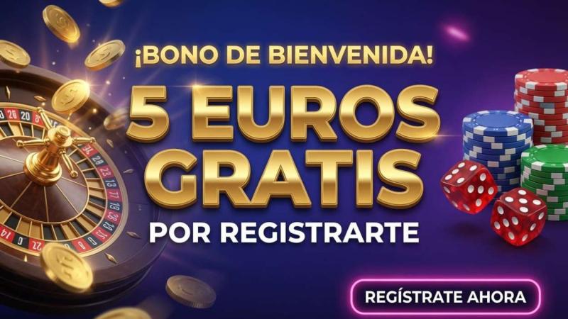 5 euros gratis por registrarte 5 euros gratis por registrarte