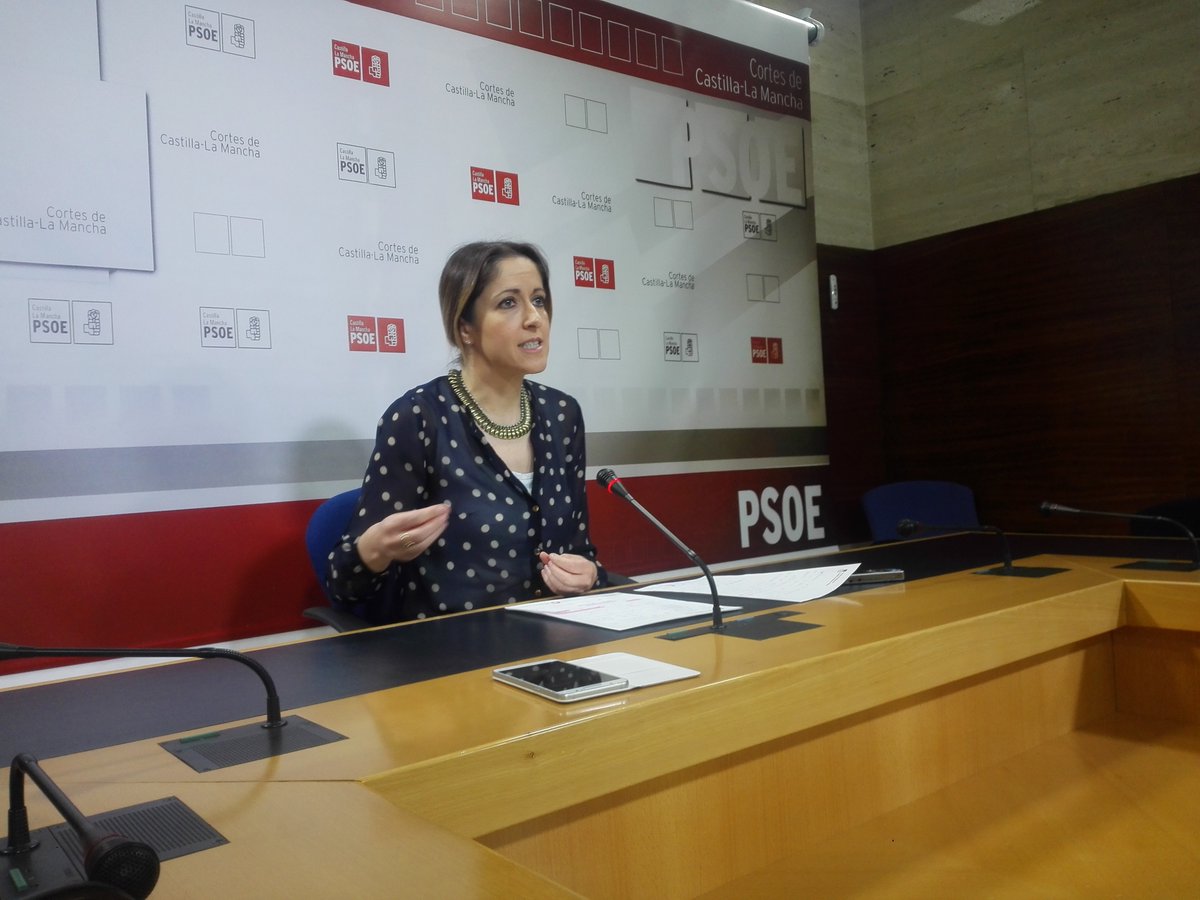 La portavoz del PSOE de Castilla-La Mancha, Cristina Maestre.