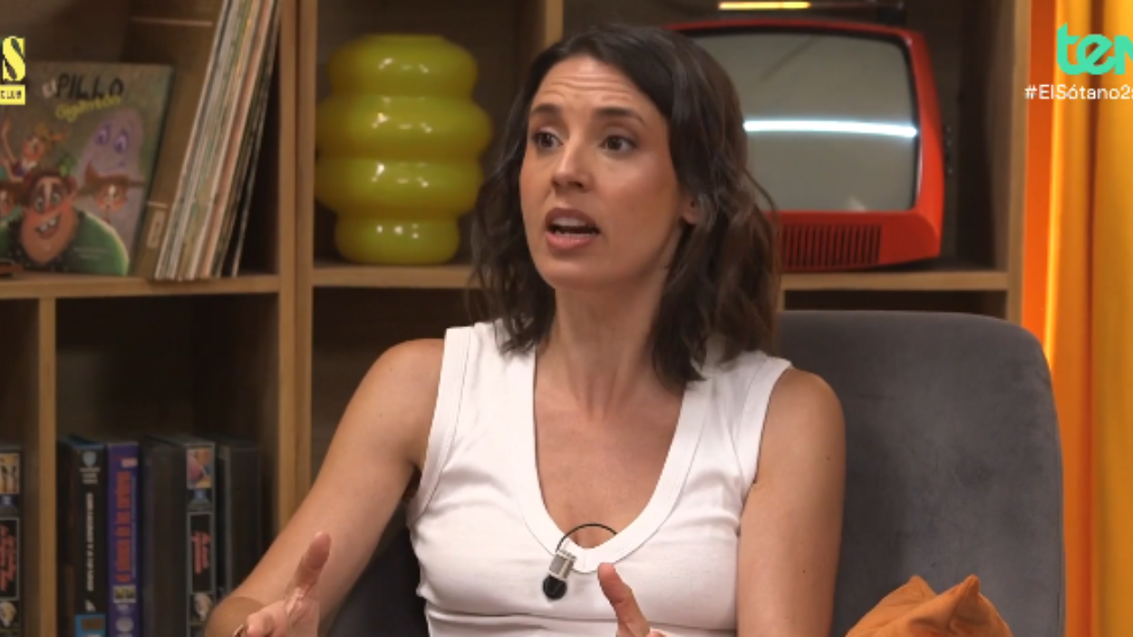 Irene Montero en 'El sotano club'. TEN