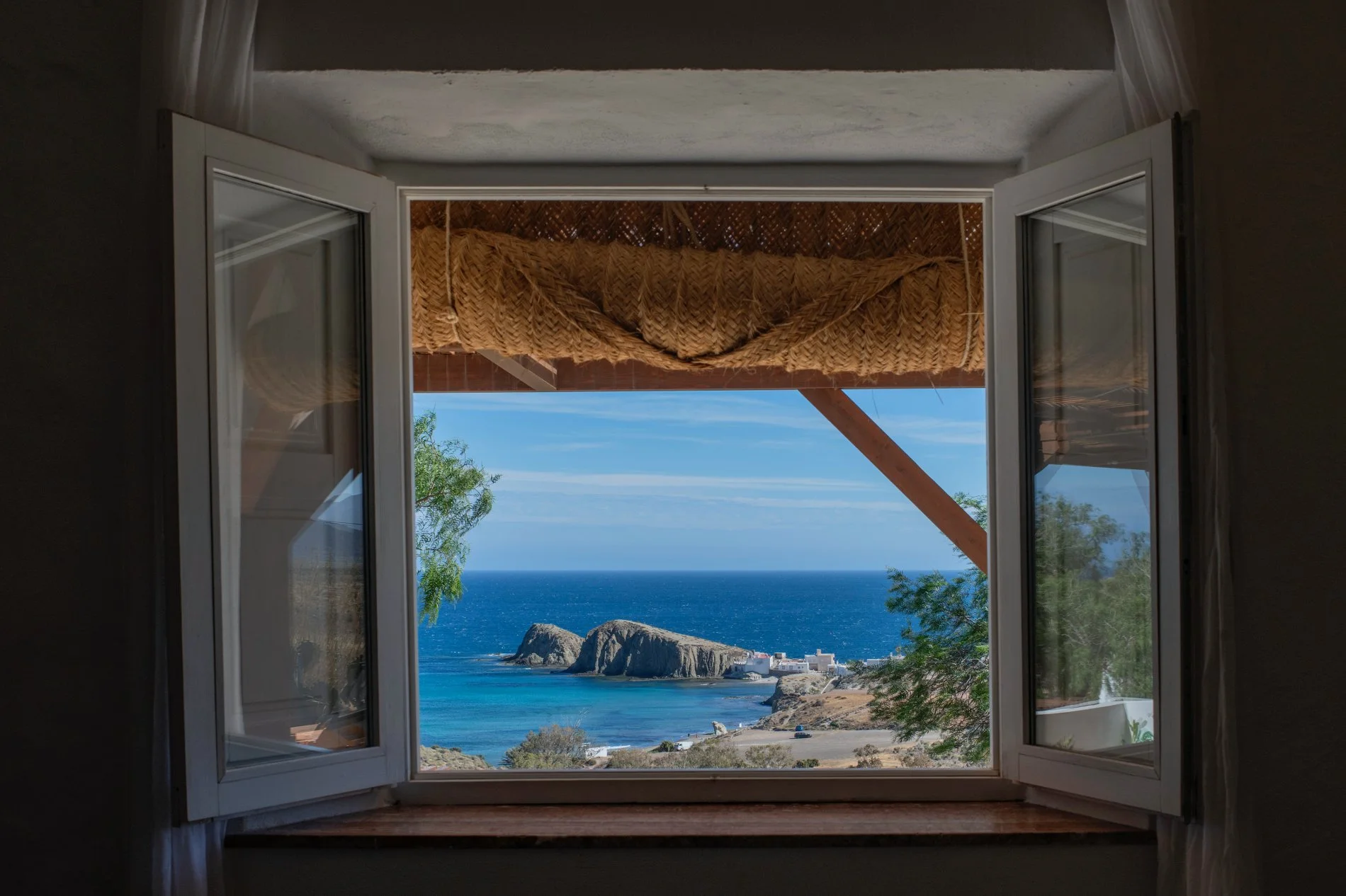 Vista desde una de las habitaciones del Cortijo la Loma, el lugar de desconexión de David Bisbal, Sara Carbonero, Isabel Jiménez y Sergio Sastre, de Miss Caffeina para desconectar ©Sofía Moro