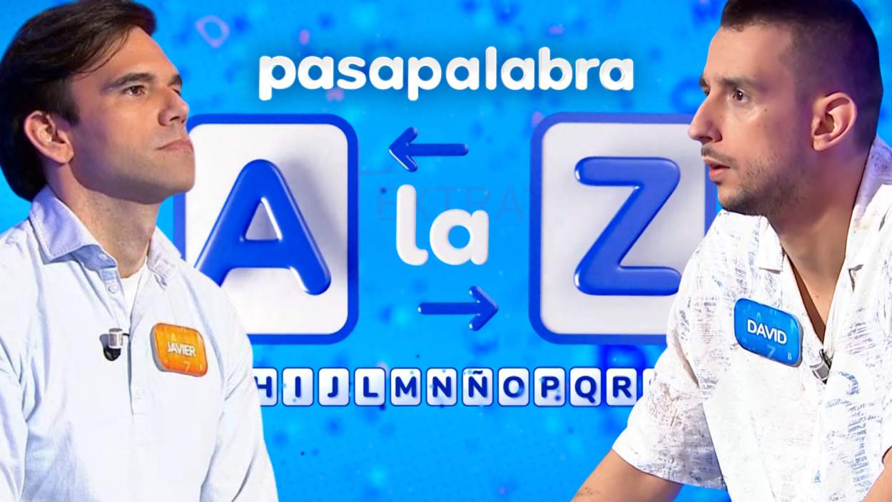 Javier y David en 'AlaZ', la nueva prueba de 'Pasapalabra' en Antena 3