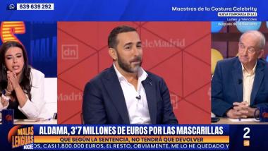La analista Sarah Santaolalla. Malas Lenguas.