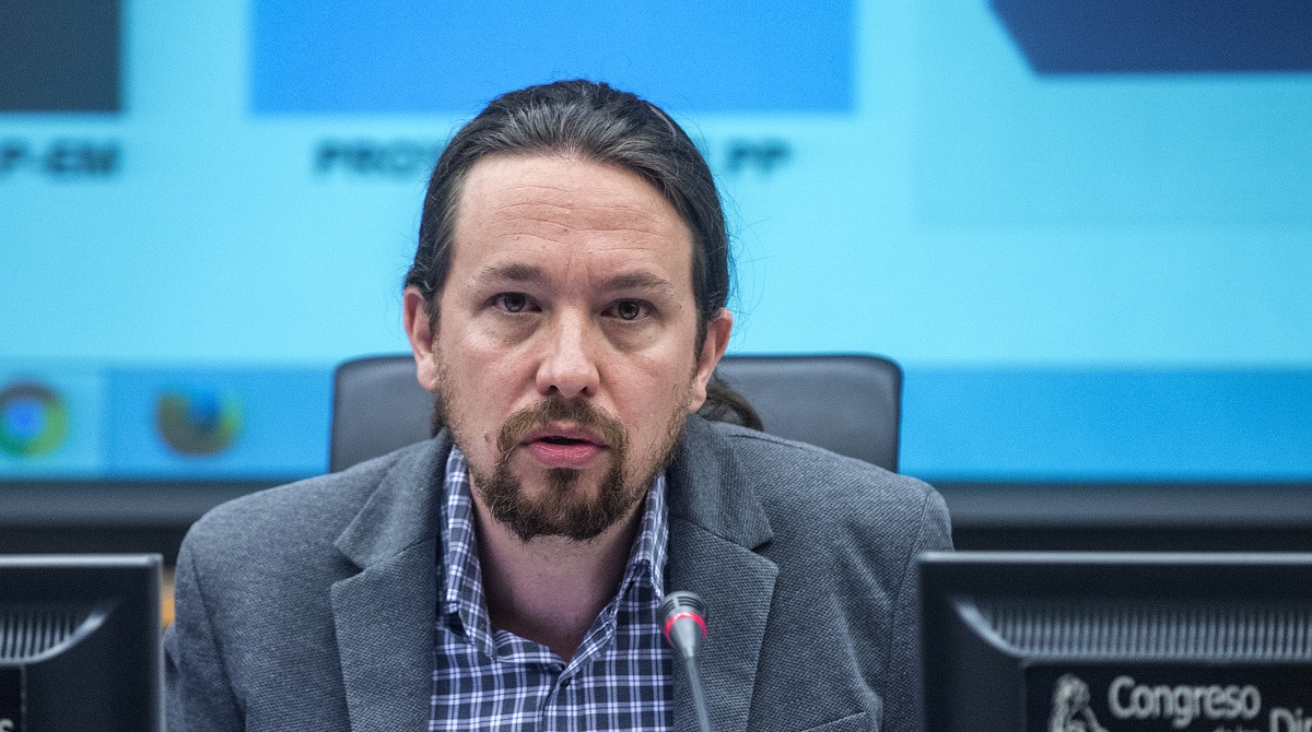 Pablo Iglesias en el Congreso de los Diputados 