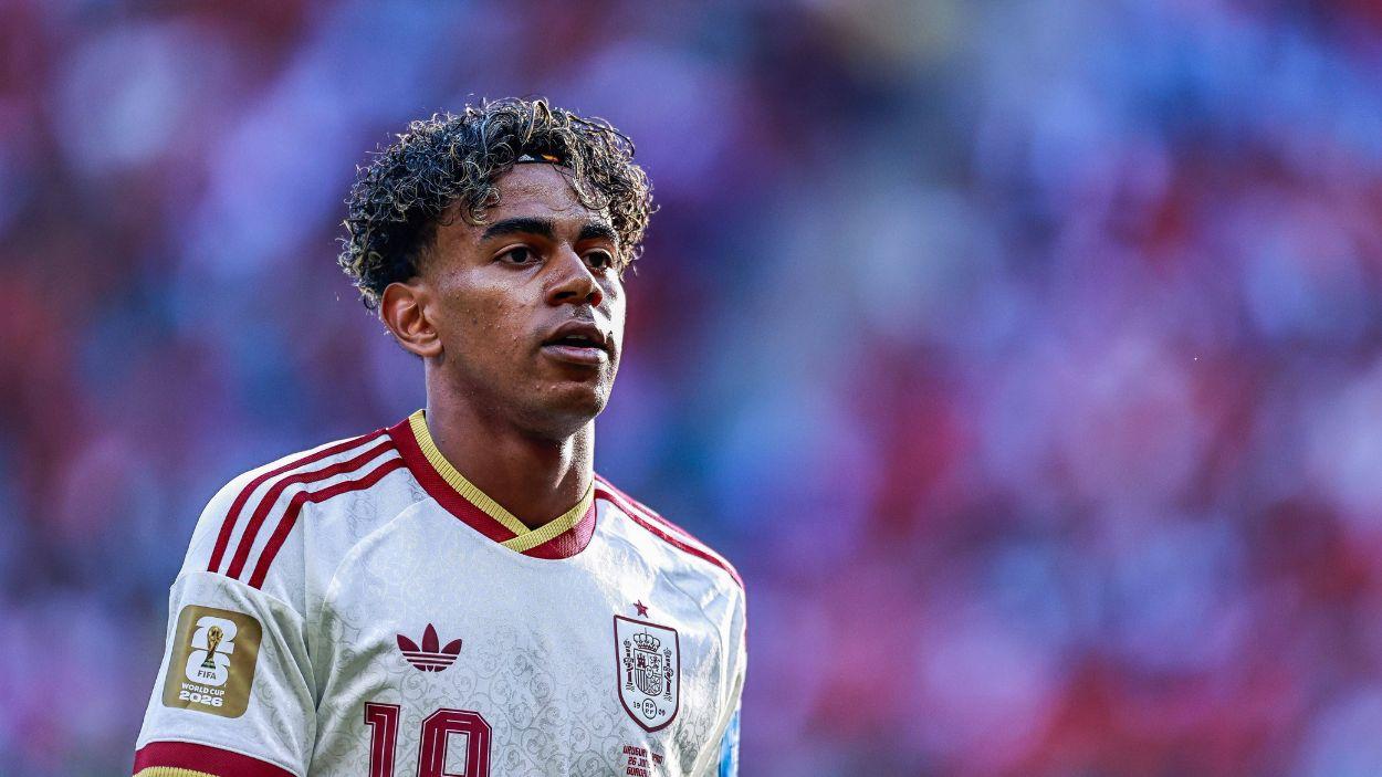 El jugador de futbol Lamine Yamal. EP.