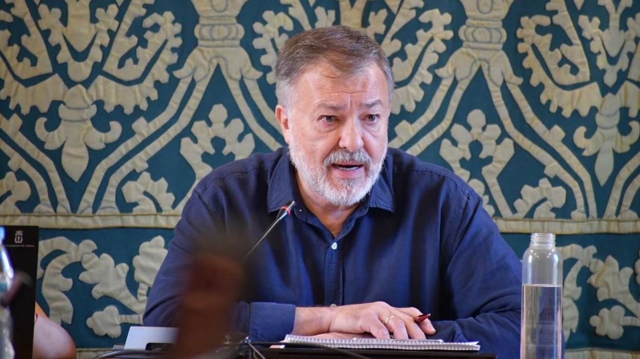 Darío Dolz en el Debate sobre el Estado del Municipio. Ayuntamiento de Cuenca