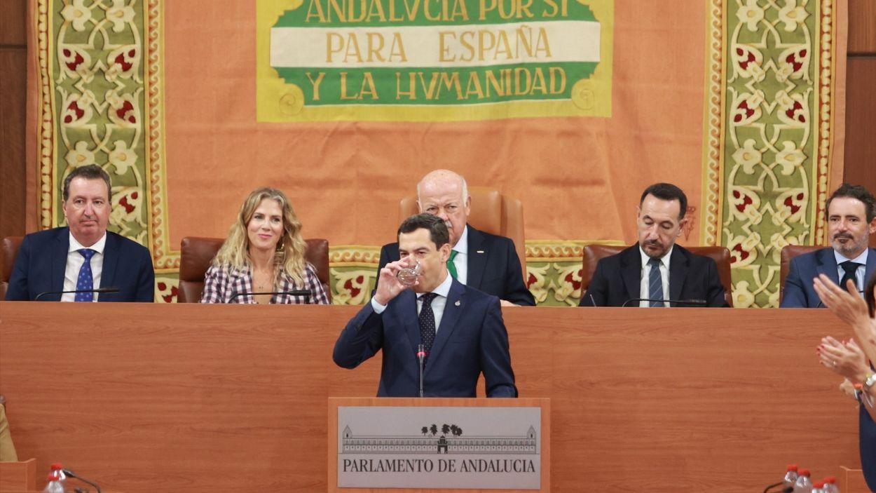 Presidente de la Junta de Andalucía en funciones y candidato a la reelección del PP-A, Moreno Bonilla / EP