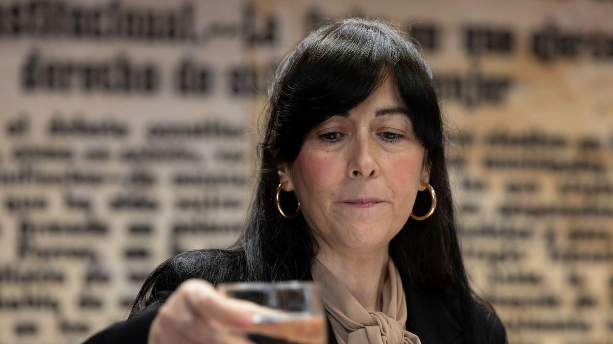 La Presidenta de la Sociedad Estatal de Participaciones Industriales (SEPI), María Belén Gualda González, en una comparecencia en el Senado. EP.