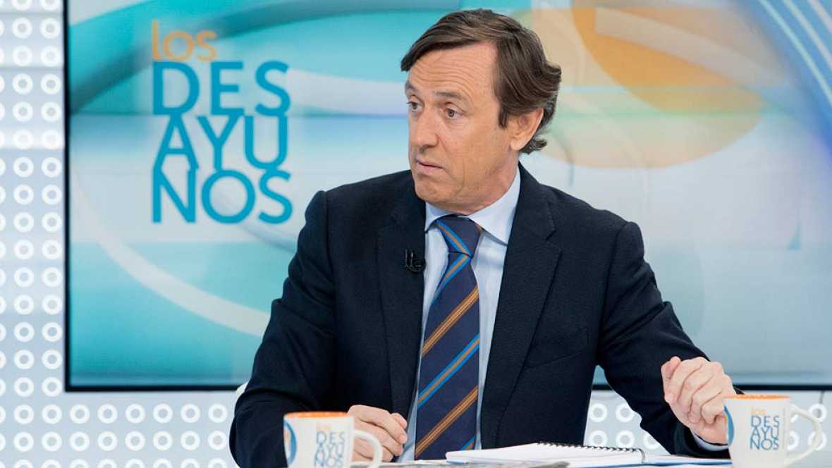 Rafael Hernando en Los Desayunos de TVE. 