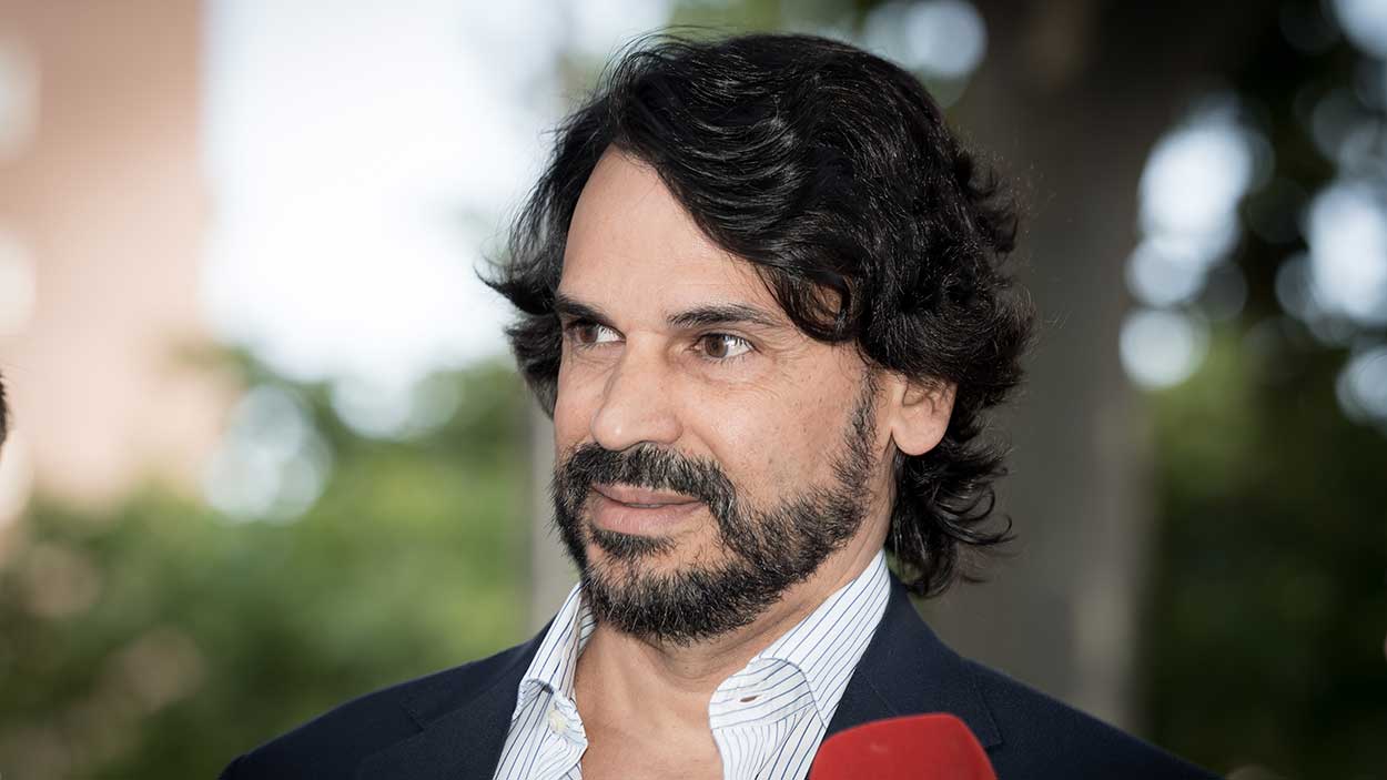 El novio de Isabel Díaz Ayuso, Alberto González Amador, a su llegada a los Juzgados de Plaza de Castilla, a 30 de junio de 2026. EP