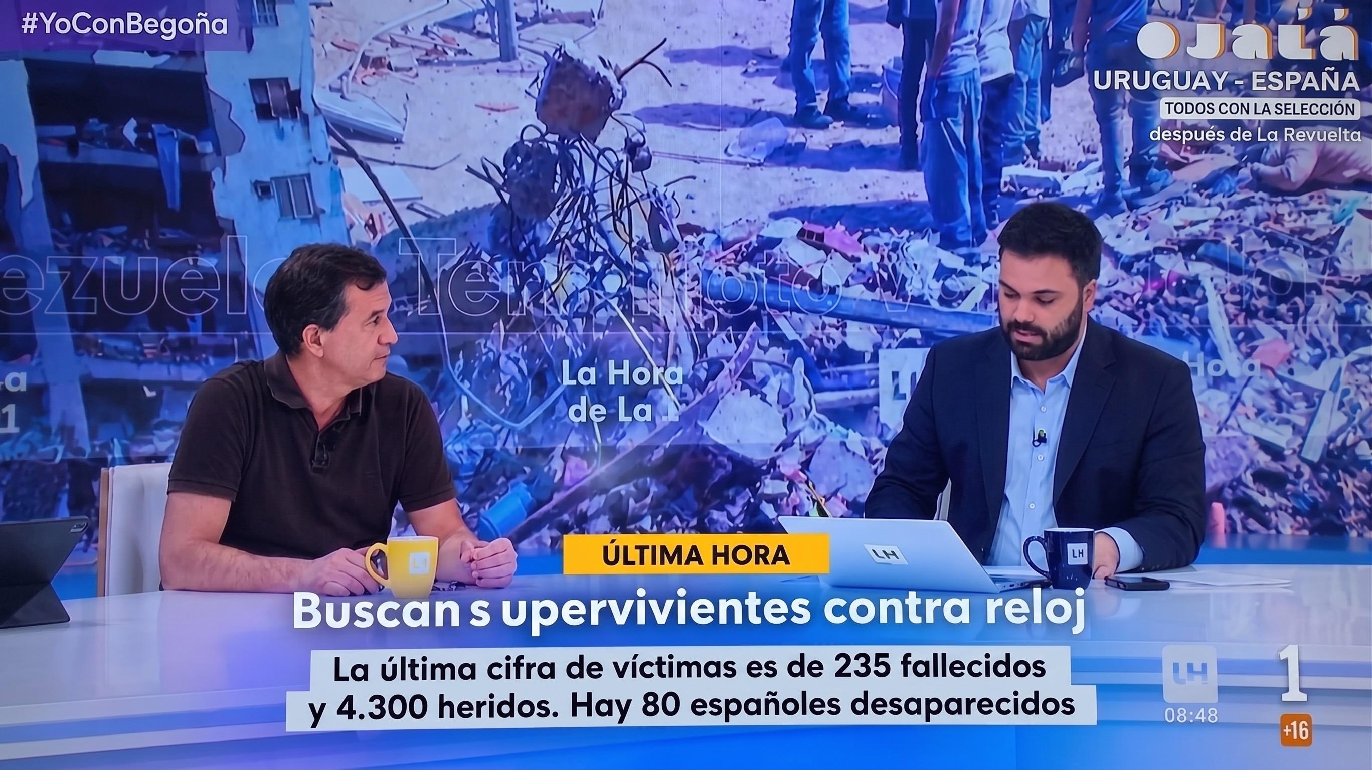 Imagen alterada de 'La Hora de La 1'. RTVE. 
