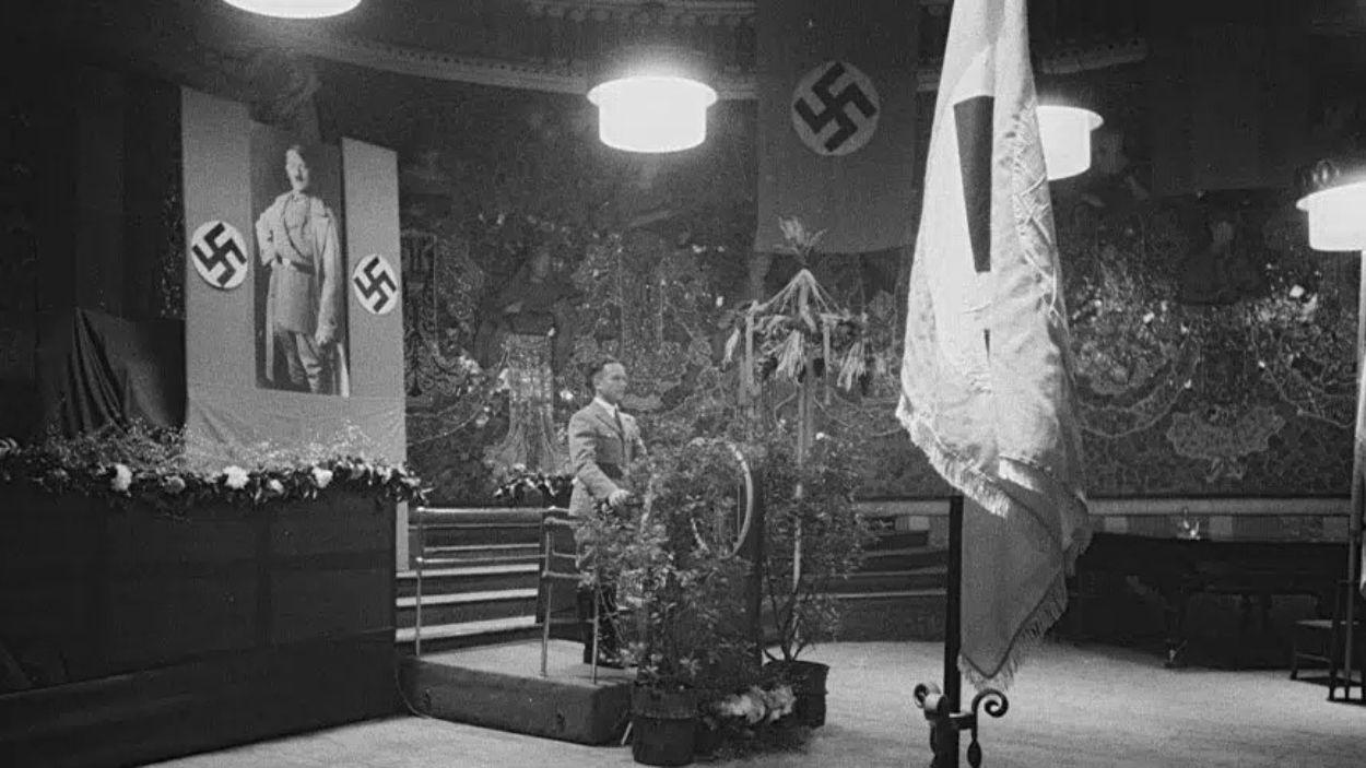 Imagen de archivo de la 'Fiesta de la cosecha', celebrada por la colonia alemana en el Palau de la Música.©Arxiu Municipal de Barcelona Imagen de archivo de la 'Fiesta de la cosecha', celebrada por la colonia alemana en el Palau de la Música.©Arxiu Municipal de Barcelona