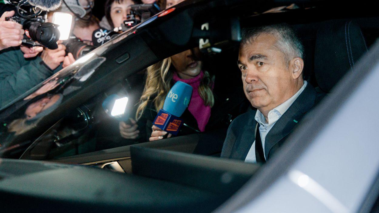 El exsecretario de organización del PSOE Santos Cerdán a su salida de la prisión de Soto del Real. EP/Archivo.