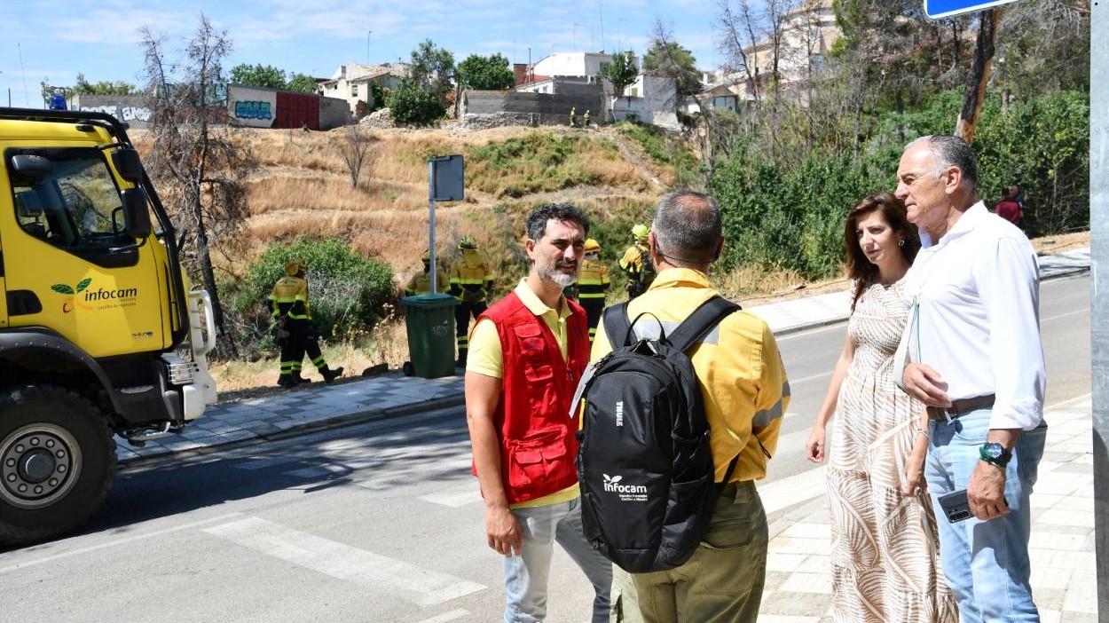Prevención de incendios con una quema controlada. JCCM