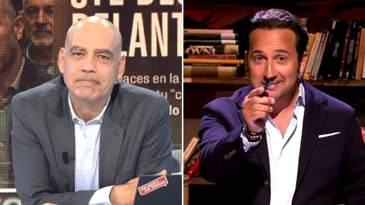 Nacho Abad e Iker Jiménez. 