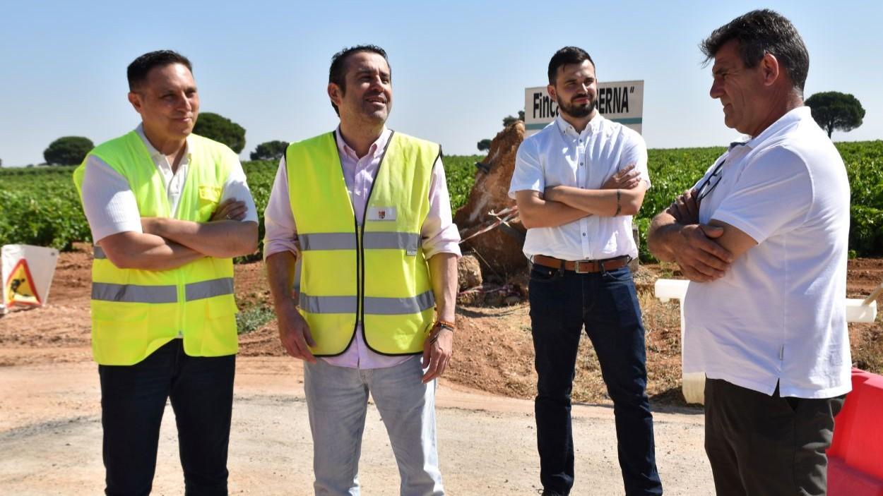 Obras en carretera de Las Mesas. Diputación de Cuenca