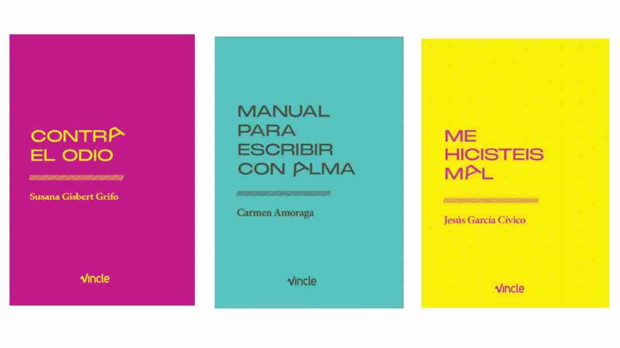 Portadas incluidas en la colección Conceptos de Vincle Editorial