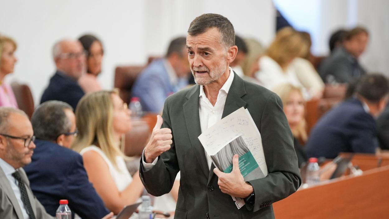 El portavoz de Por Andalucía y coordinador federal de Izquierda Unida, Antonio Maíllo / Archivo EP