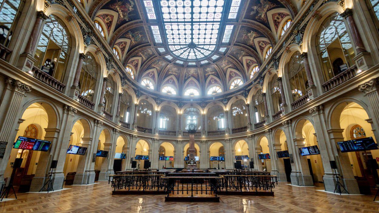 Interior del Palacio de la Bolsa de Madrid. EP.