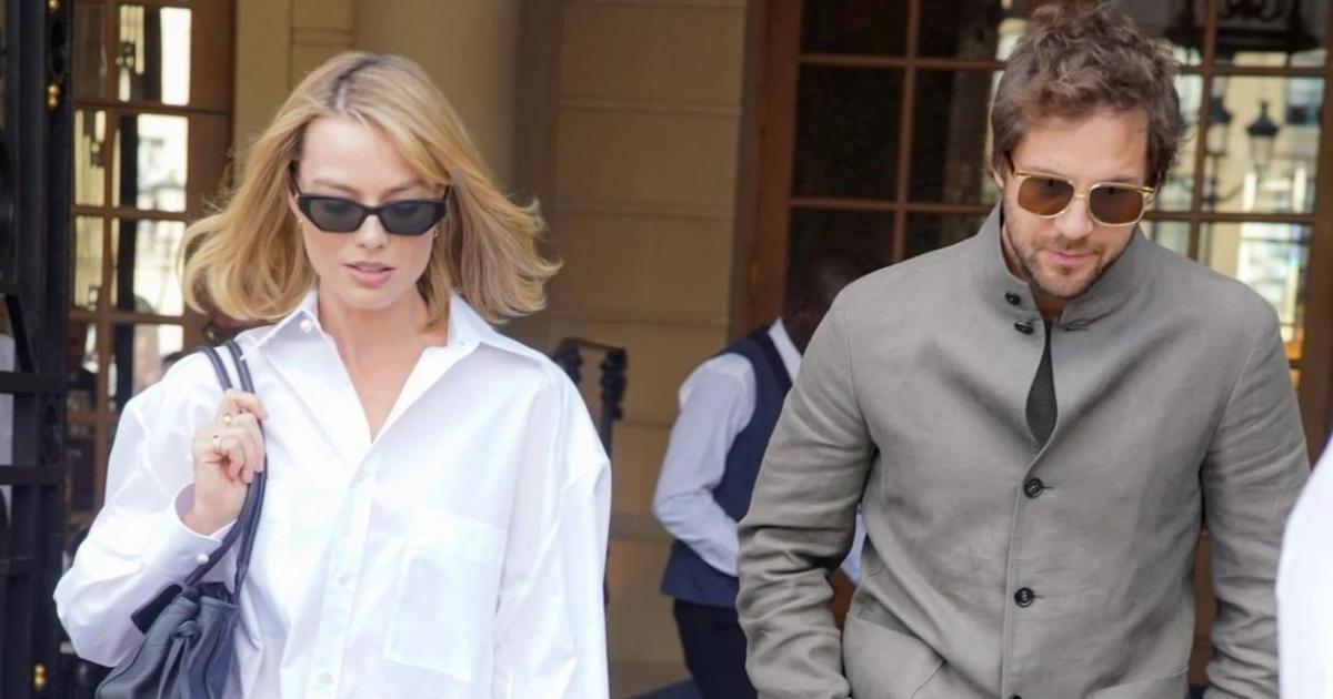 Margot Robbie y Tom Ackerley disfrutan de una discreta cita en París antes del rodaje de la precuela de Ocean’s Eleven