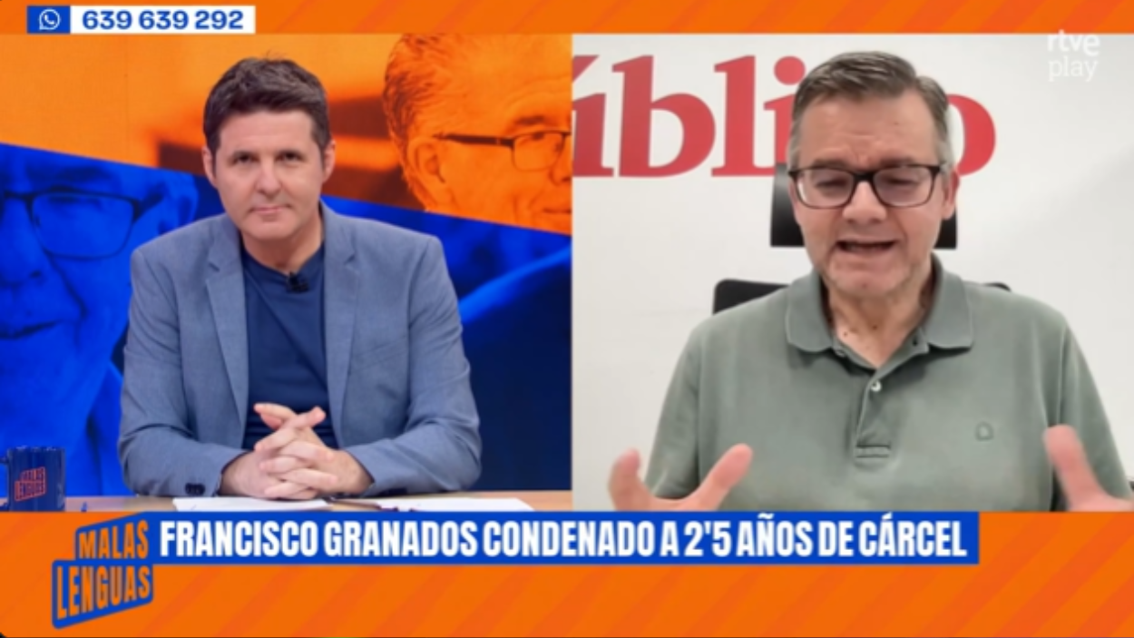 Jesús Cintora y Manuel Rico. TVE (1)