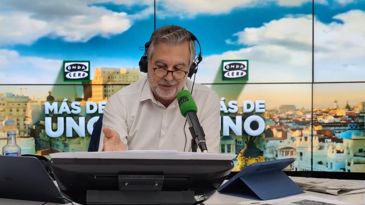 Carlos Alsina en 'Más de Uno'. ONDA CERO. 