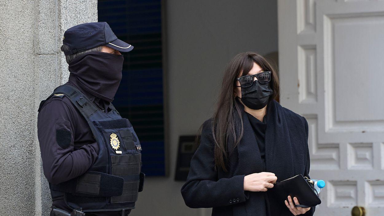 La expareja de Ábalos, Jéssica Rodríguez, a su salida del Tribunal Supremo, a 7 de abril de 2026, en Madrid. EP.