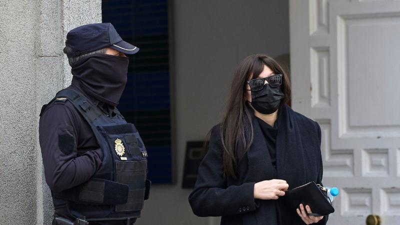 La expareja de Ábalos, Jéssica Rodríguez, a su salida del Tribunal Supremo, a 7 de abril de 2026, en Madrid. EP.