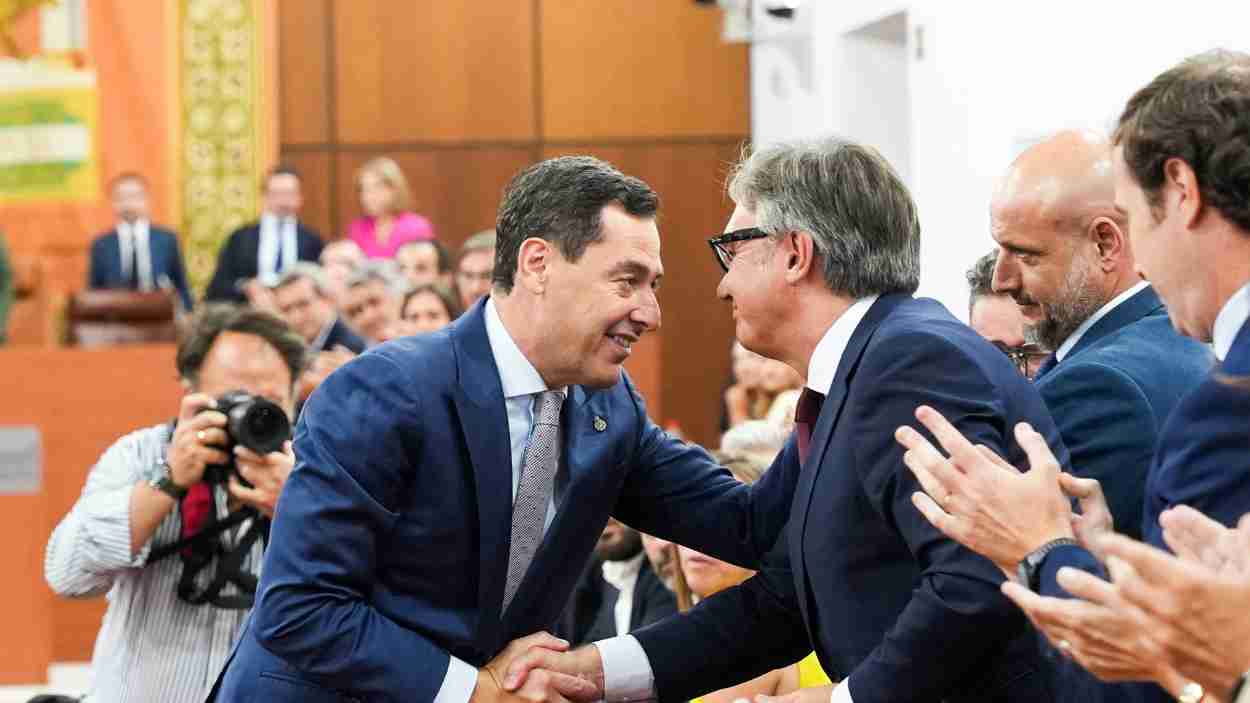 Moreno Bonilla cierra un acuerdo con Vox en Andalucía. EP