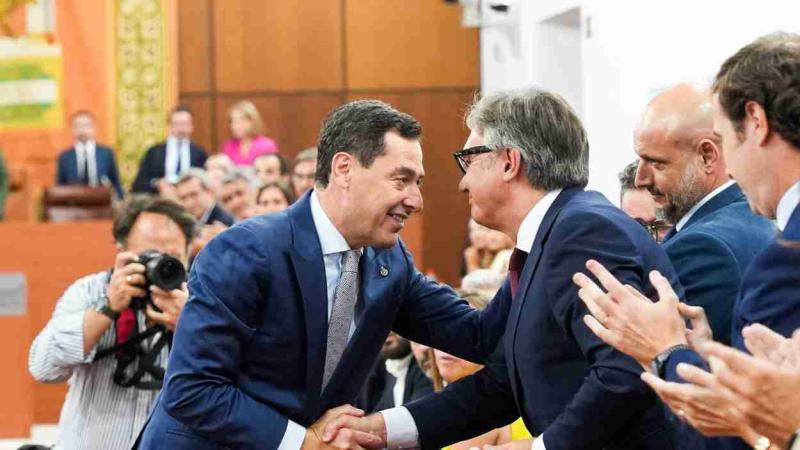 Moreno Bonilla cierra un acuerdo con Vox en Andalucía. EP