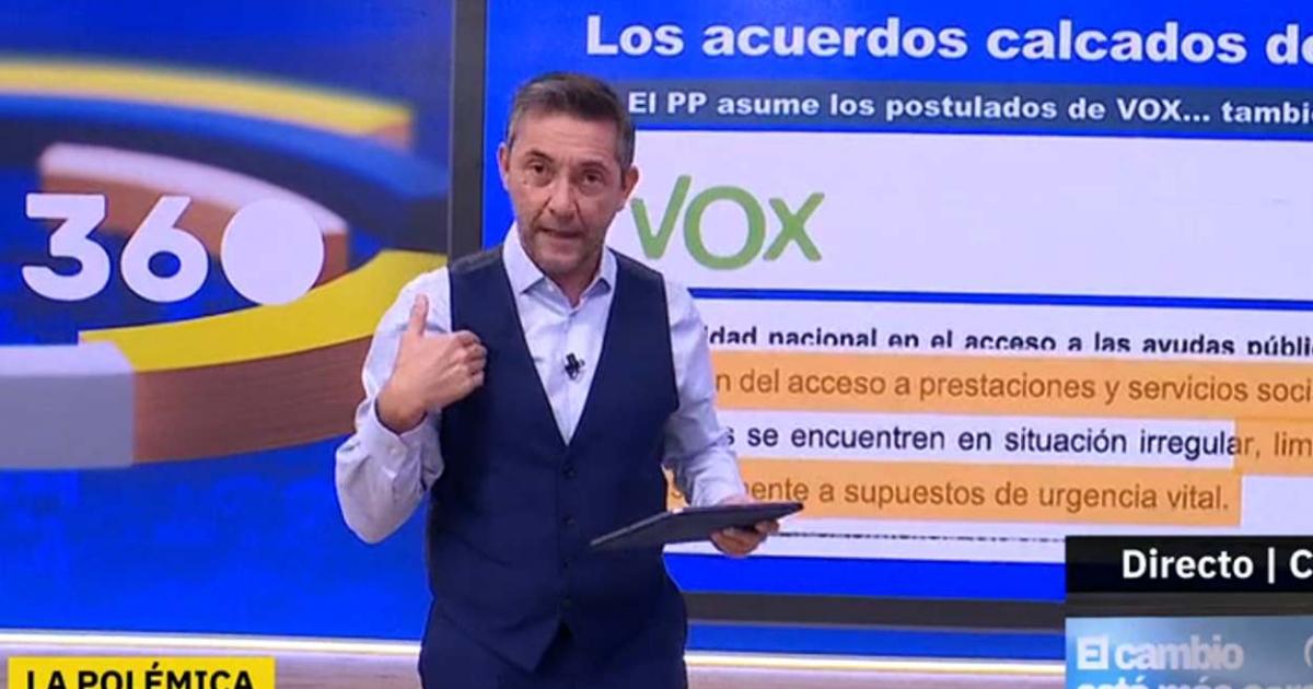 Javier Ruiz muestra la letra pequeña del acuerdo de PP y Vox en Andalucía: "Contiene un ICE Andaluz, como el de Donald Trump"