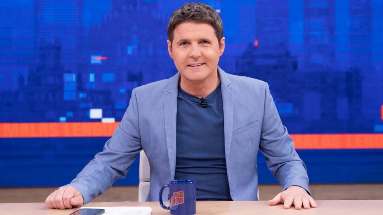 Jesús Cintora en el plató de 'Malas Lenguas' (RTVE)