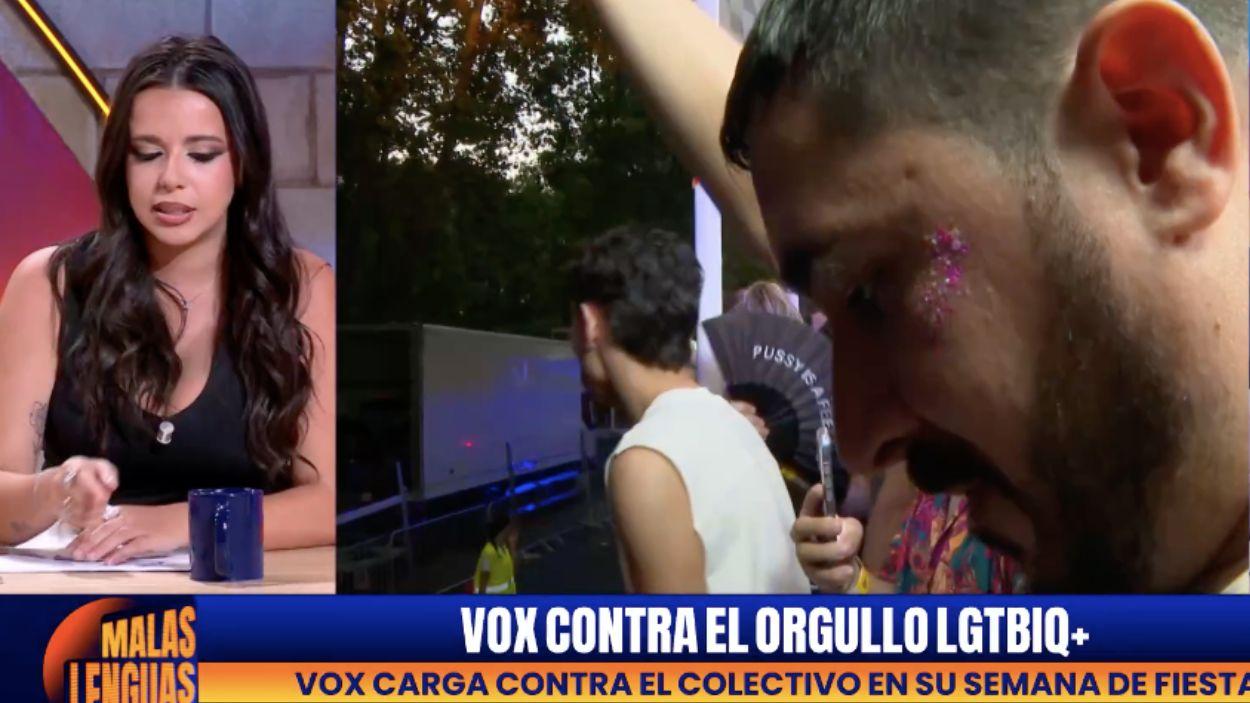 La colaboradora, Sarah Santaolalla. Malas lenguas 